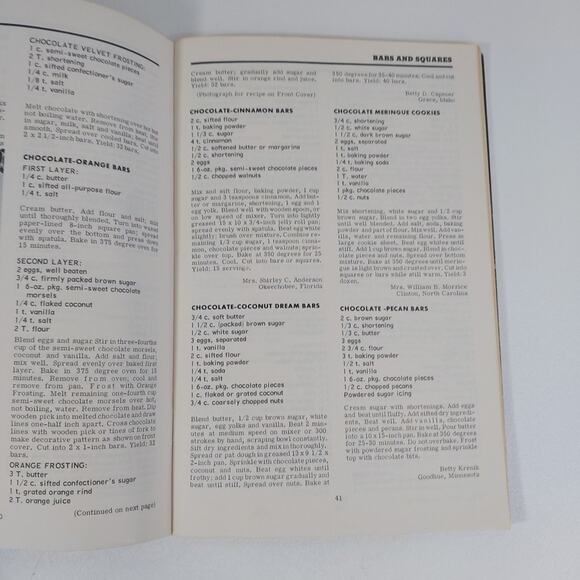 COOKIE COOKBOOK Over 500 Recipes VINTAGE 1965 Paperback 124 Pages - Picture 3 of 5